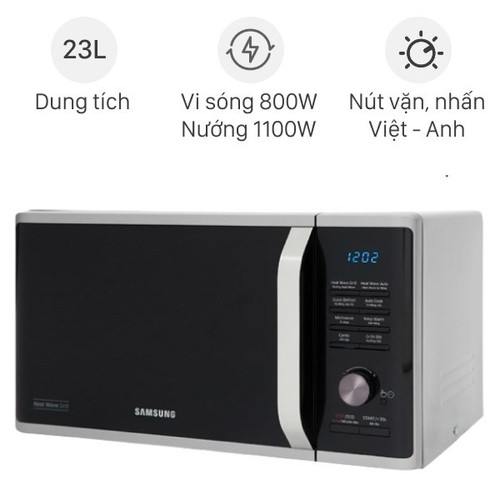 Lò vi sóng có nướng Samsung MG23K3575AS/SV-N 23 lit